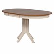 5-Pc Panel Back Wood Dining Set in Caramel/Biscotti