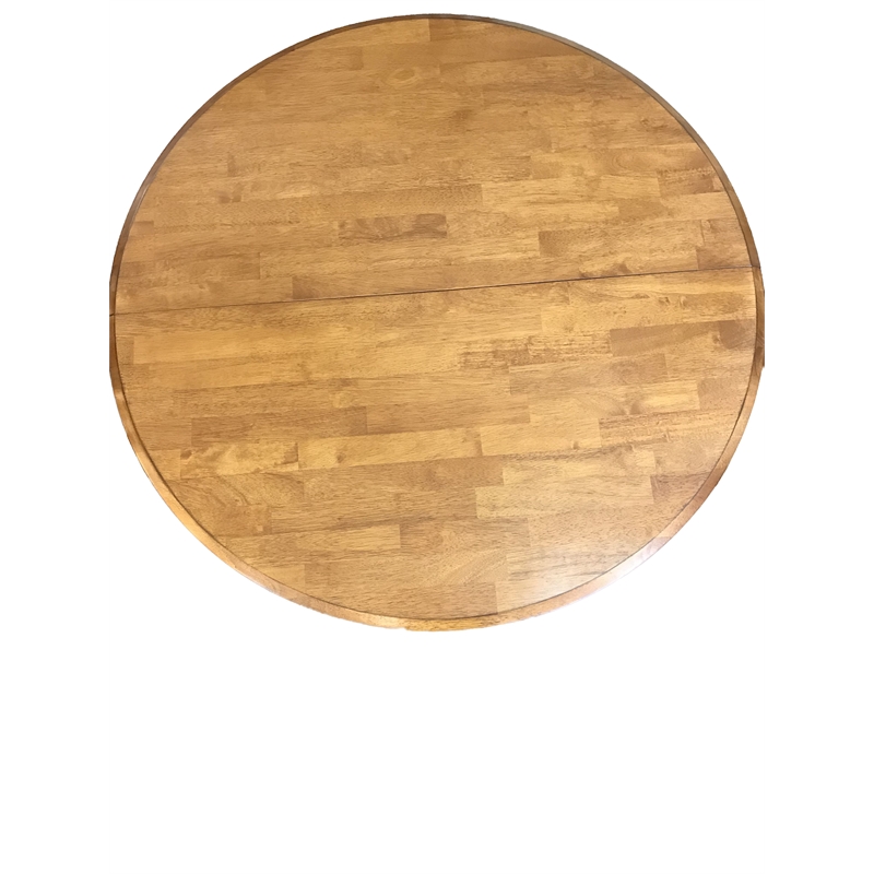 5-Pc Double X Wood Dining Set in Whiskey/Mocha Brown