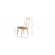 7 Piece Panel Back Wood Pedestal Dining Set in Caramel Biscotti