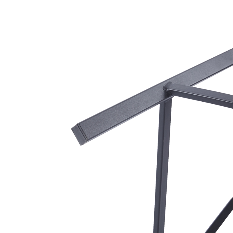 Adam Counter Height Contemporary Stool In Light Grey Finish