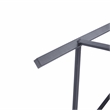 Adam Counter Height Contemporary Stool In Light Grey Finish