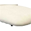 Austin Contemporary White Linen Upholstered Metal Dining Chair