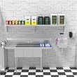 Koolmore 12x72 NSF Stainless Steel Wall Mount Shelf for Kitchen in Silver
