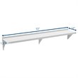 Koolmore 12x72 NSF Stainless Steel Wall Mount Shelf for Kitchen in Silver