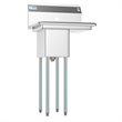 Koolmore 10x14x10 Right NSF Stainless Steel Kitchen Prep/Utility Sink in Silver