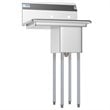 Koolmore 10x14x10 Left NSF Stainless Steel Kitchen Prep & Utility Sink in Silver