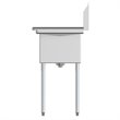 Koolmore 14x16x11 NSF Stainless Steel Kitchen Prep/Utility Sink in Silver