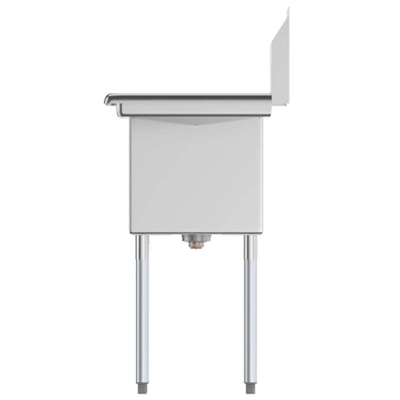 Koolmore 15x15x12 NSF Stainless Steel Kitchen Prep/Utility Sink in Silver