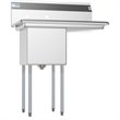 Koolmore 15x15x12 Right NSF Stainless Steel Kitchen Prep/Utility Sink in Silver