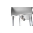 Koolmore 12x16x10 Left Stainless Steel Kitchen Prep & Utility Sink in Silver