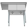 Koolmore 14x16x11 Left Stainless Steel Kitchen Prep & Utility Sink in Silver