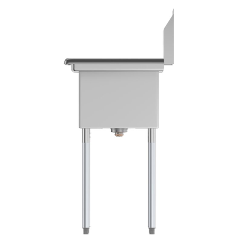 Koolmore 14x16x11 Right Stainless Steel Kitchen Prep & Utility Sink in Silver