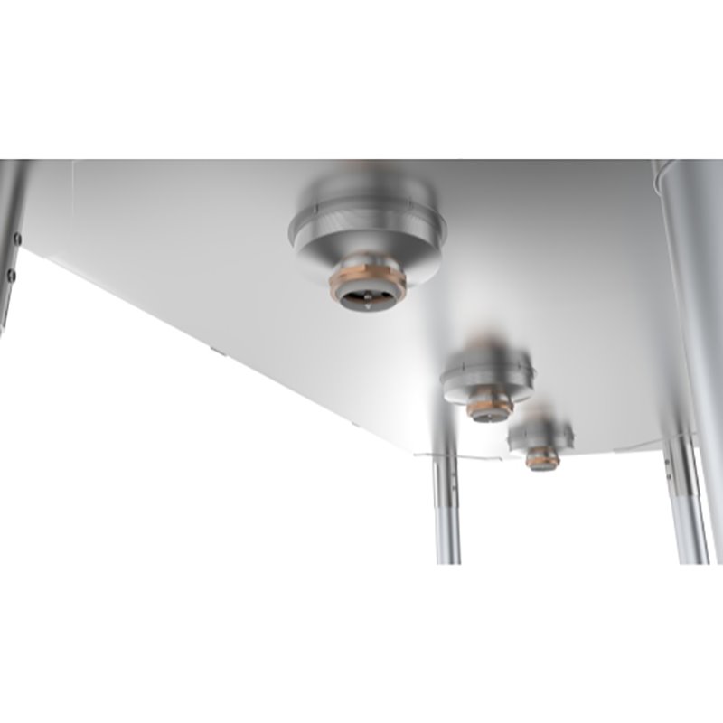 Koolmore 12x16x10 Right 3-Compartment Stainless Steel Kitchen Sink in Silver