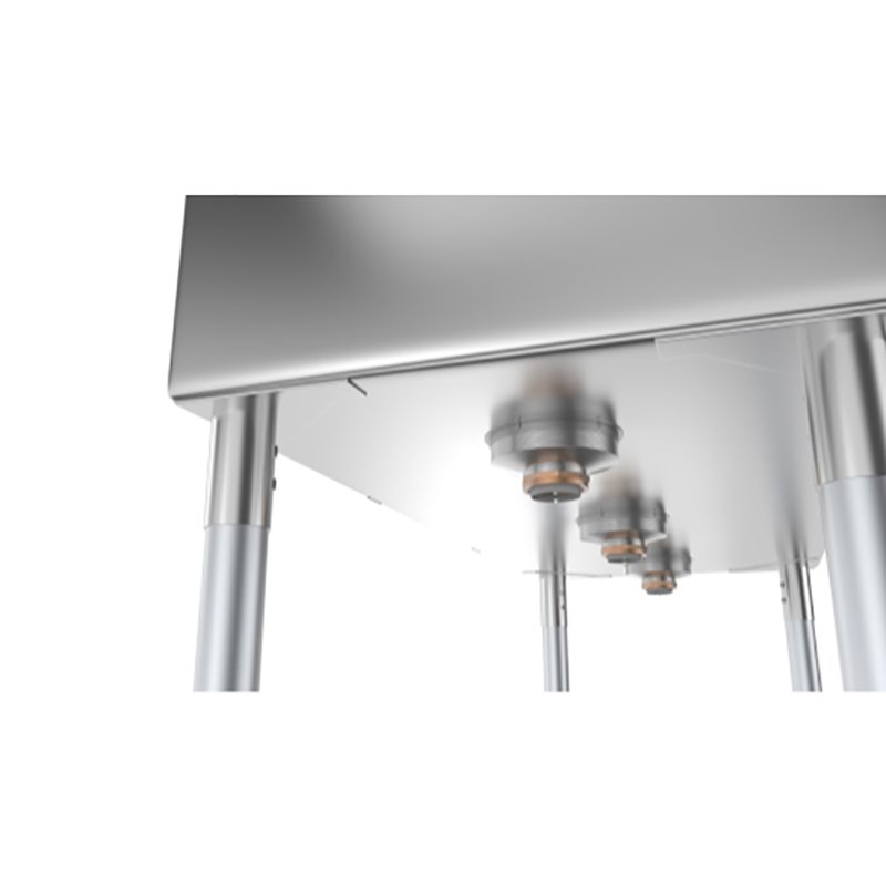 Koolmore 12x16x10 Large 3-Compartment Stainless Steel Kitchen Sink in Silver