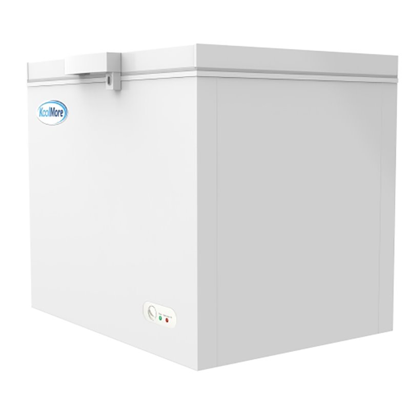 Koolmore SCF-9C Metal Deep Chest Freezer with Wire Basket in White