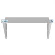 Koolmore 12x24 NSF Stainless Steel Wall Mount Shelf for Kitchen in Silver