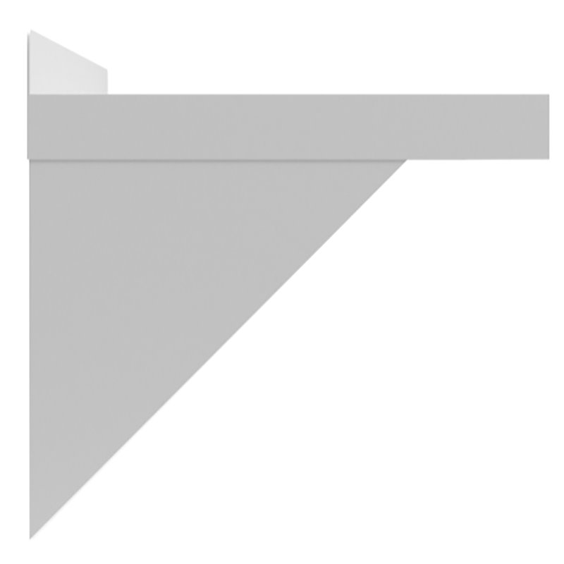 Koolmore 12x24 NSF Stainless Steel Wall Mount Shelf for Kitchen in Silver