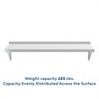 Koolmore 12x48 NSF Stainless Steel Wall Mount Shelf for Kitchen in Silver