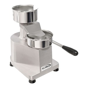 Koolmore Stainless Steel Burger Press Patty Maker for 4&quot Hamburgers in Silver