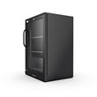 Koolmore 1 Door Metal Back Bar Cooler Counter Height Refrigerator in Black