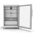 Koolmore 1 Door Stainless Steel Back Bar Cooler Refrigerator in Silver