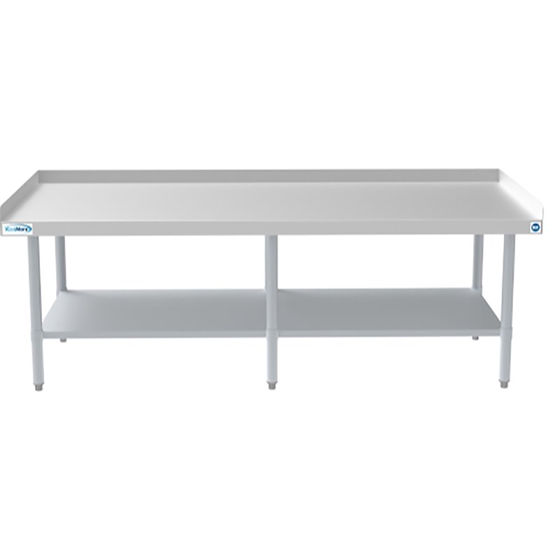 Koolmore 30x72 Heavy Duty 16-Gauge Stainless Steel Equipment Stand in Silver