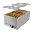Koolmore CFW-3 Bain Marie Countertop Stainless Steel Food Warmer in Silver
