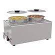 Koolmore CFW-4T Bain Marie Countertop Stainless Steel Food Warmer in Silver