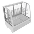 Koolmore Metal Countertop Refrigerator Display Case Merchandiser in White