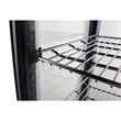 Koolmore LED Metal Countertop Refrigerator Display Case in Black