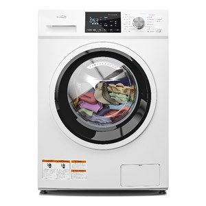 2.7 cu. ft. Stackable Front Load Compact Washing Machine in White.