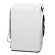 2.7 cu. ft. Stackable Front Load Compact Washing Machine in White.
