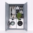 2.7 cu. ft. Stackable Front Load Compact Washing Machine in White.