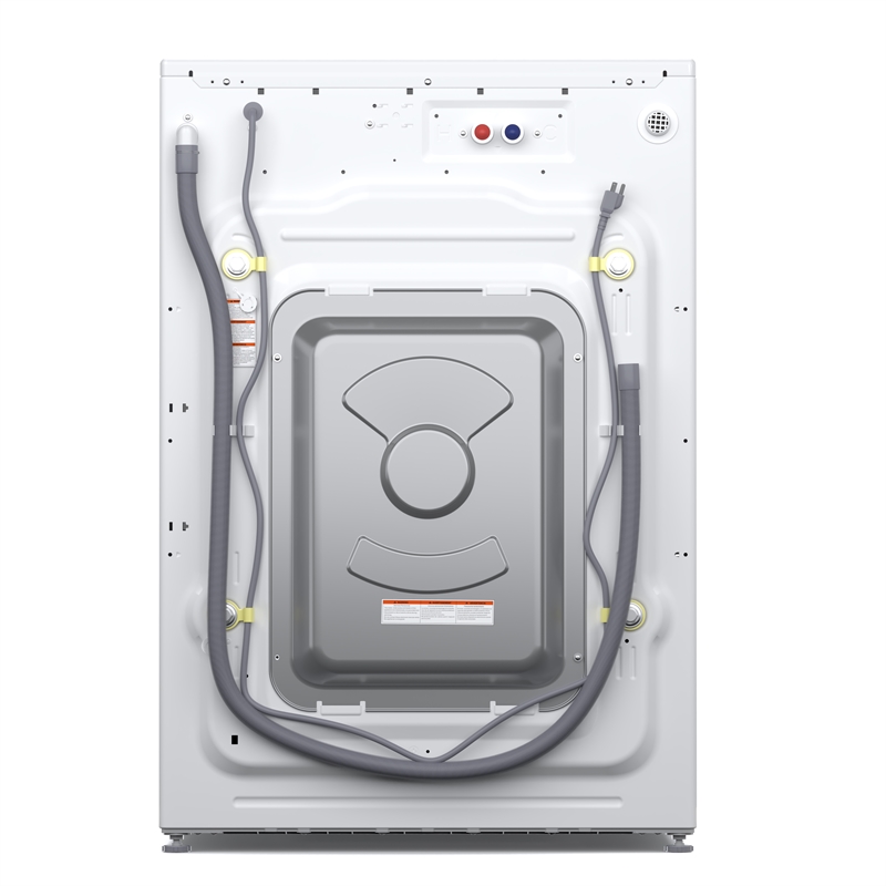 4.5 cu. ft. Large Capacity Stackable Front Load Washing Machine in White.