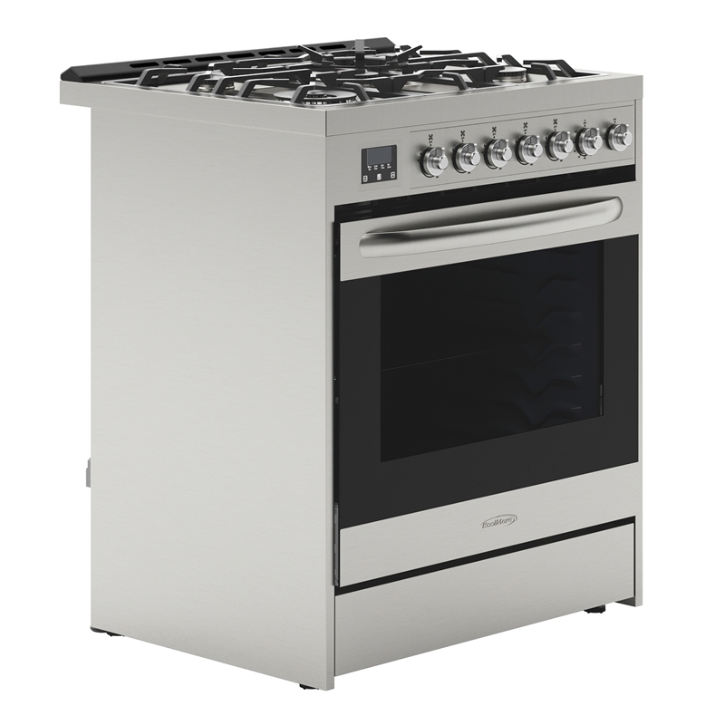 KoolMore 30 in. Stainless-Steel Professional Gas Range.