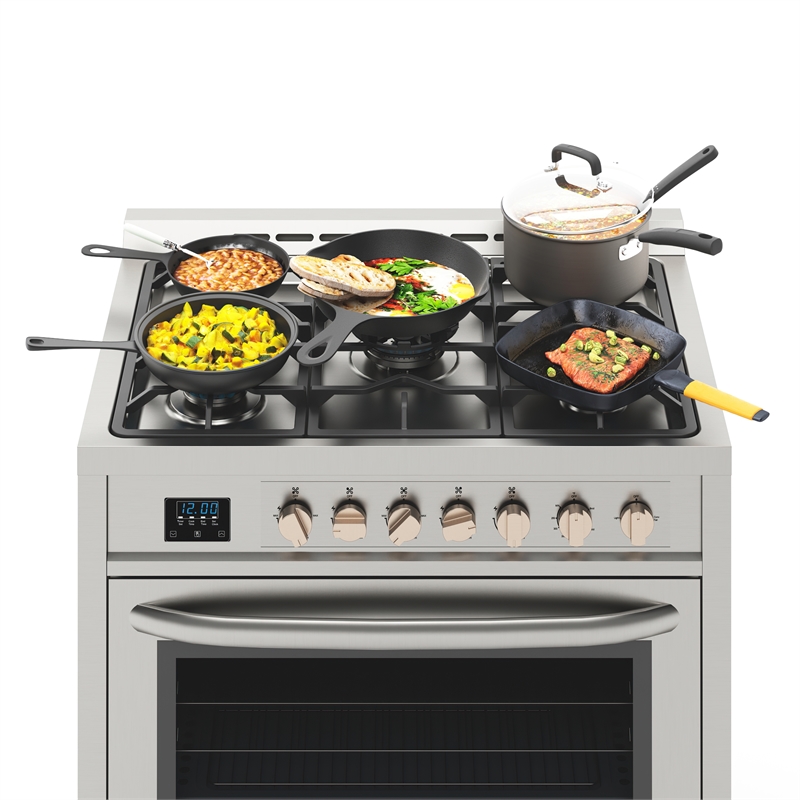 36 in. Stainless Steel Professional Gas range with Legs.