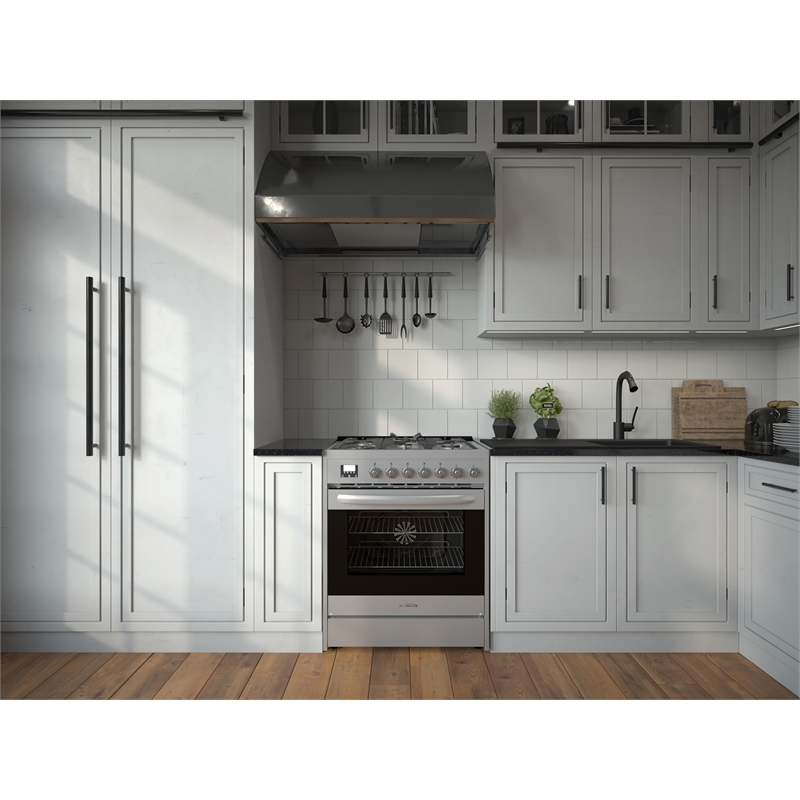 36 in. Stainless Steel Professional Gas range with Legs.