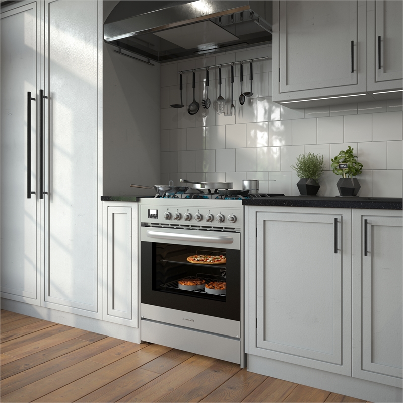 36 in. Stainless Steel Professional Gas range with Legs.