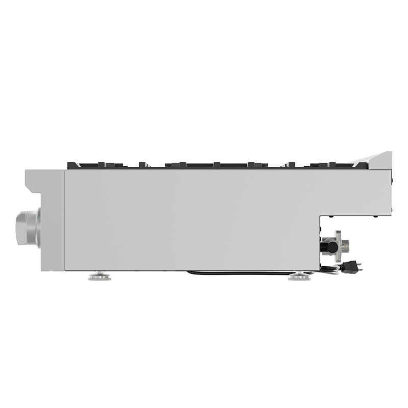48 in Gas Range-Top with 8 Sealed Italian Burners and Stainless-Steel Knobs.