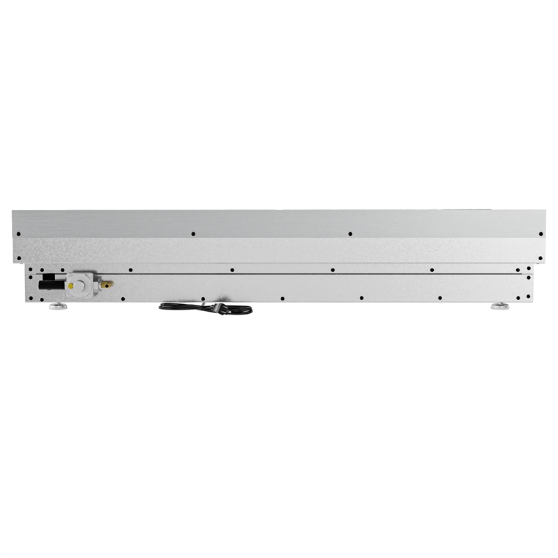 48 in Gas Range-Top with 8 Sealed Italian Burners and Stainless-Steel Knobs.