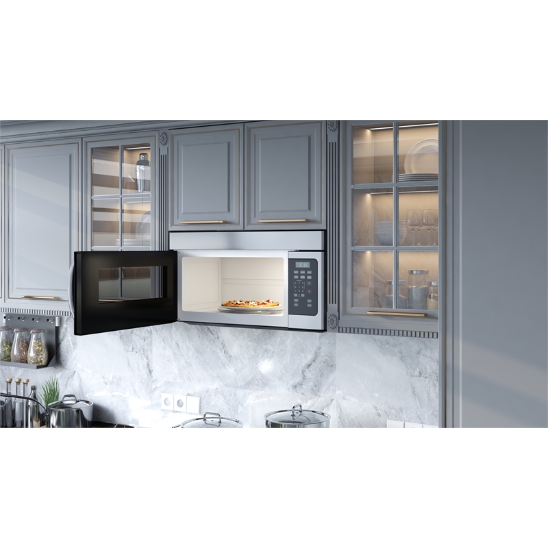 KoolMore 1.6 cu. ft. Over the Range Stainless Steel Microwave.