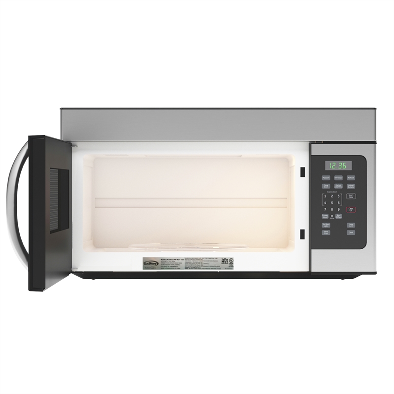 KoolMore 1.6 cu. ft. Over the Range Stainless Steel Microwave.