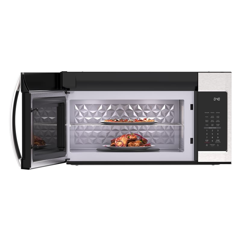 1.9 cu. ft. Over the Range Stainless Steel Microwave.