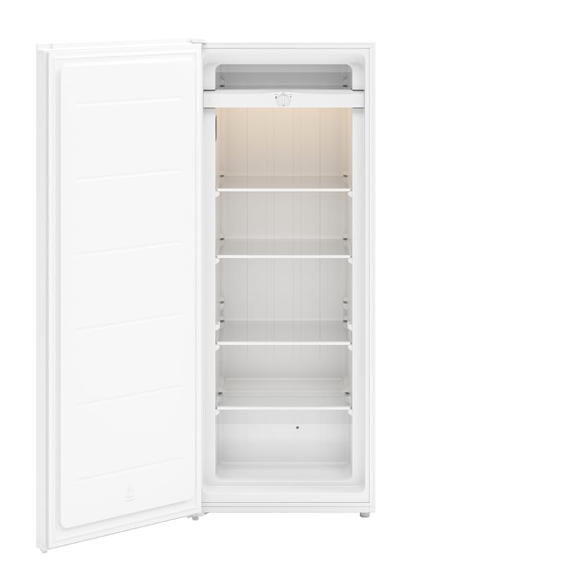 KoolMore 7 Cu. Ft Upright Freezer in White.