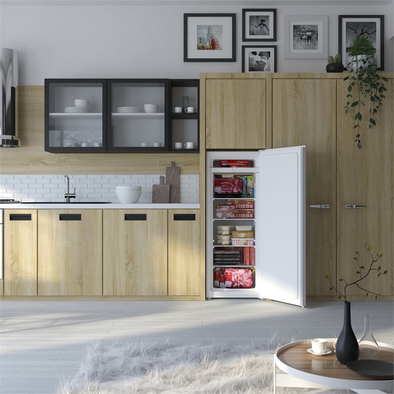 KoolMore 7 Cu. Ft Upright Freezer in White.