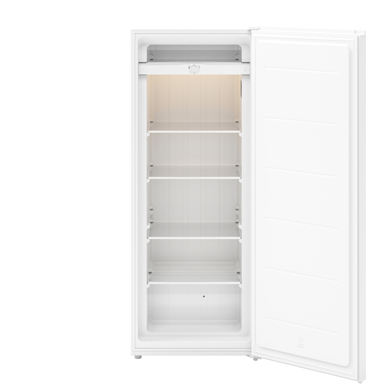 KoolMore 7 Cu. Ft Upright Freezer in White.