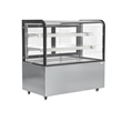 47 in. Dry Bakery Display Case with Front Curved Glass Protection - 14 cu. ft.