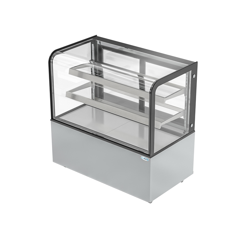 47 in. Dry Bakery Display Case with Front Curved Glass Protection - 14 cu. ft.