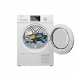 4.4 cu. ft. Large Capacity Stackable Ventless Front Load Dryer in White - 240V.