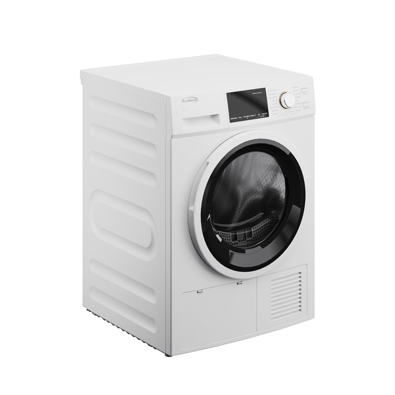 4.4 cu. ft. Large Capacity Stackable Ventless Front Load Dryer in White - 240V.